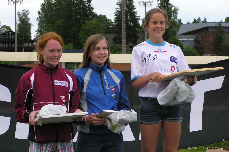 1.32_SNORRE_P6245817 Medaljevinnerne i NM Sprint damer junior