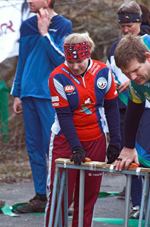 Kristina klar for start